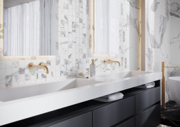 CERRAD CALCATTA WHITE SATYNA MOZAIKA 30 x 30