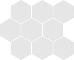 CERRAD CAMBIA WHITE LAPPATO HEKSAGON 27x 33