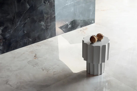 TUBĄDZIN AQUAMARINE BLACK POLER 119,8x119,8