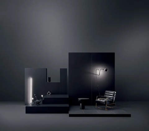 TUBĄDZIN CIELO E TERRA NERO MAT 59,8x59,8