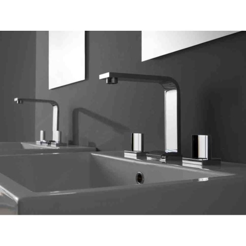 GRAFF TARGA - ELITARNA BATERIA umywalkowa 3-otworowa chrom [2309520]