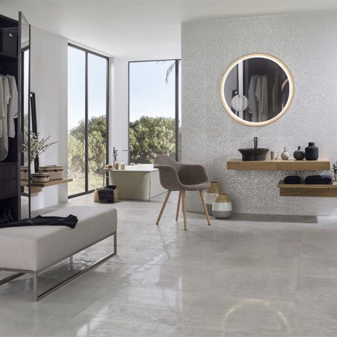 PORCELANOSA MERTROPOLITAN SILVER 45x120