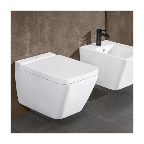 Villeroy & Boch Finion - Deska sedesowa z pokryciem, biel alpejska 9M88S1R1